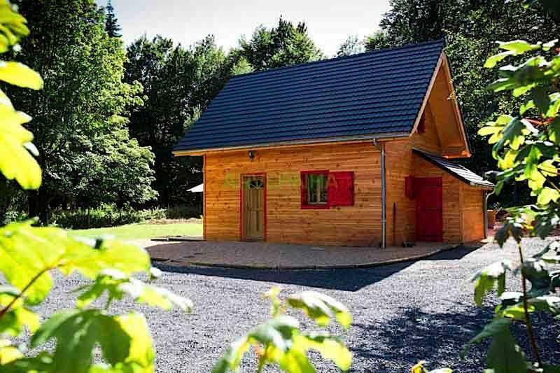 Chalet Des Noisettes Murol Bagian luar foto